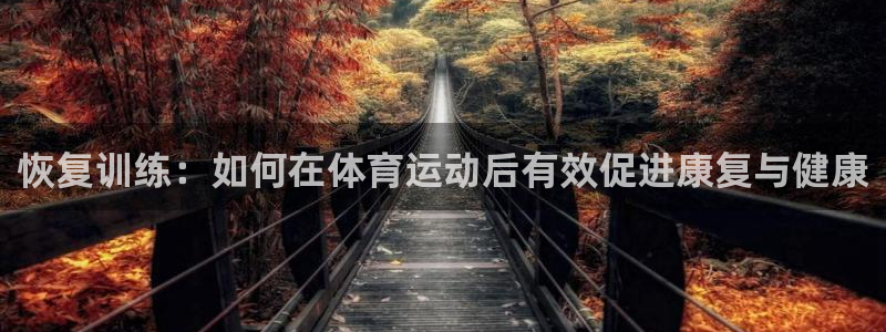 极速体育手机版：恢复训练：如何在体育运动后有效促进康复与健康